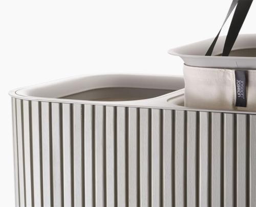 Tota Luxe 90L Laundry Basket (Ecru) - Joseph Joseph