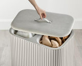 Tota Luxe 90L Laundry Basket (Ecru) - Joseph Joseph