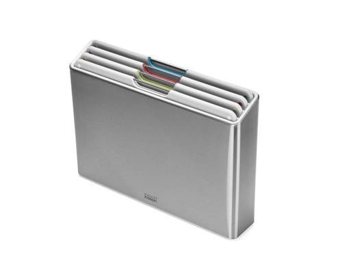 Folio Steel 4-Piece Board Set (Light Stone) - Joseph Joseph
