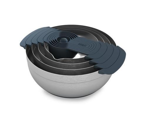 Nest 9 Steel Bowl Set - Joseph Joseph