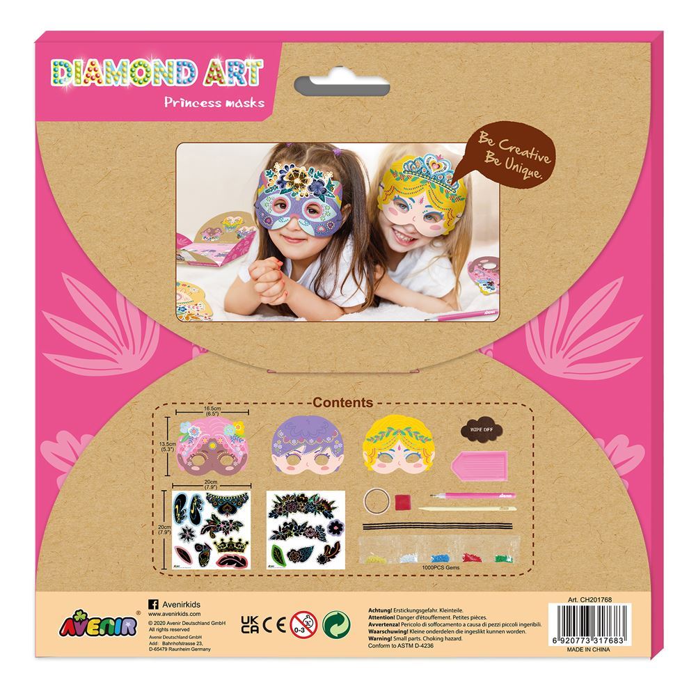 Avenir - Diamond Art - Princess Masks