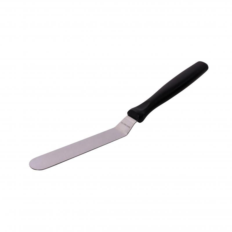 Cranked Palette Knife by Bakemaster, 11cm, with ergonomic handle for precise icing and lifting delicate cake layers.