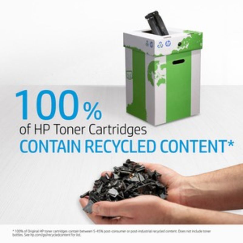 HP 659A cyan toner cartridge for laser printers, high-yield for 13,000 pages, delivering vibrant photo-like colors.