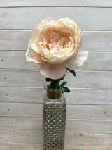 Artificial Flower Stem - Large Peony (Champagne)