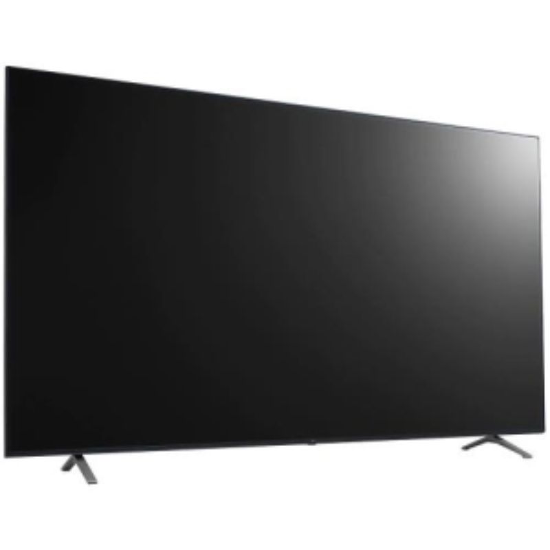 LG 75-inch UHD Commercial TV with 4K resolution, 300 nits brightness, and webOS for vibrant digital signage.