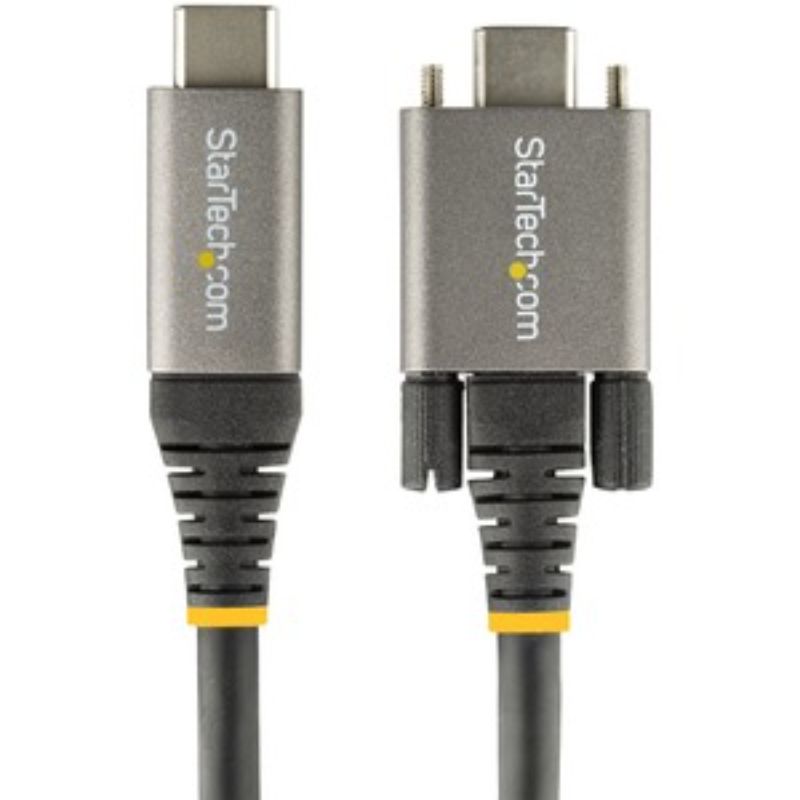 StarTech.com 50 cm Side Screw Locking USB-C Gen 2 10Gbps Cable - 50 cm USB-C Dat