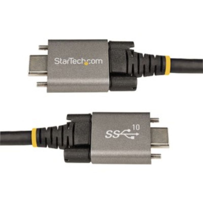 StarTech.com 50 cm Side Screw Locking USB-C Gen 2 10Gbps Cable - 50 cm USB-C Dat