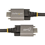 StarTech.com 50 cm Side Screw Locking USB-C Gen 2 10Gbps Cable - 50 cm USB-C Dat