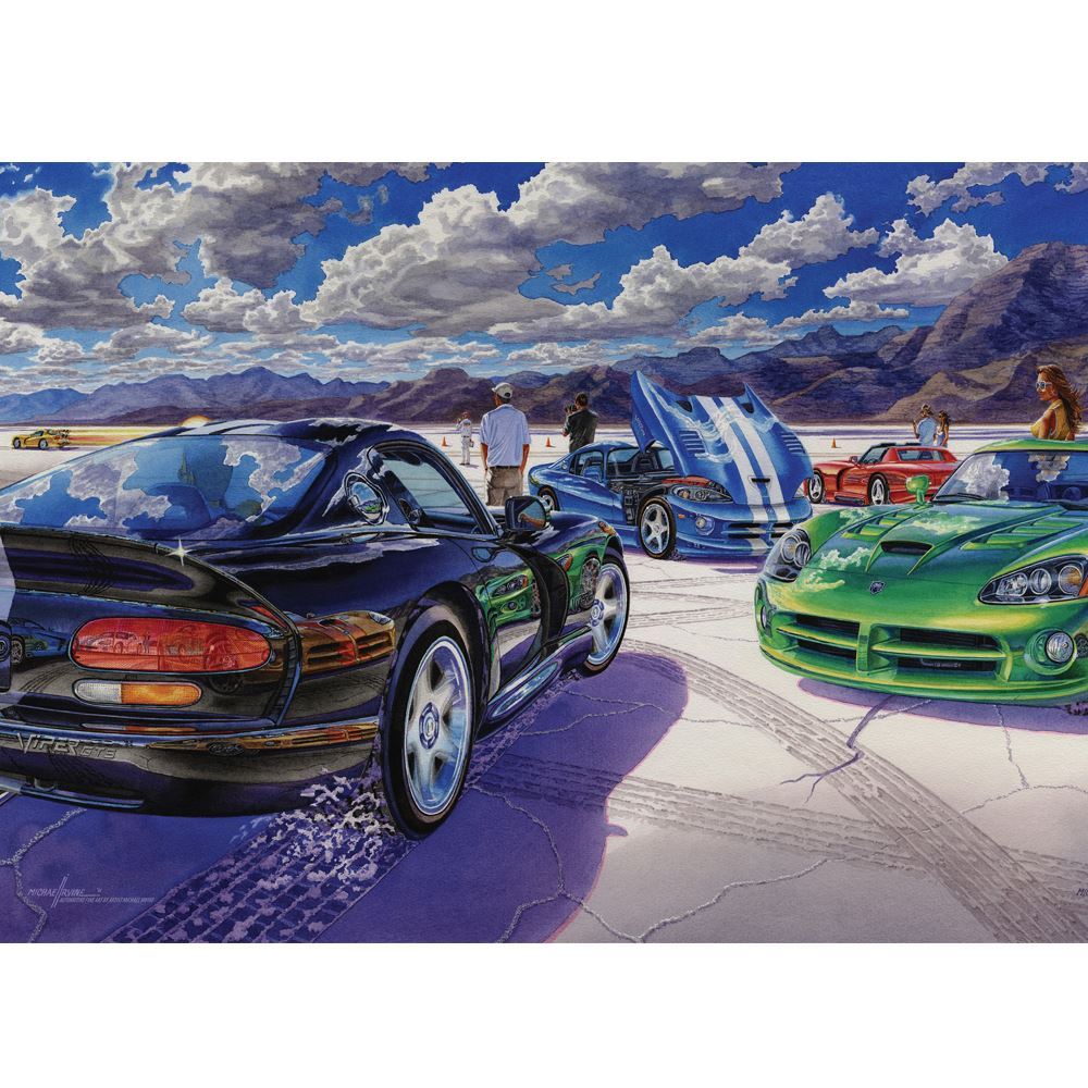 Holdson Puzzle - For the Love of Cars, 1000pc (Dry Lake Snakes)