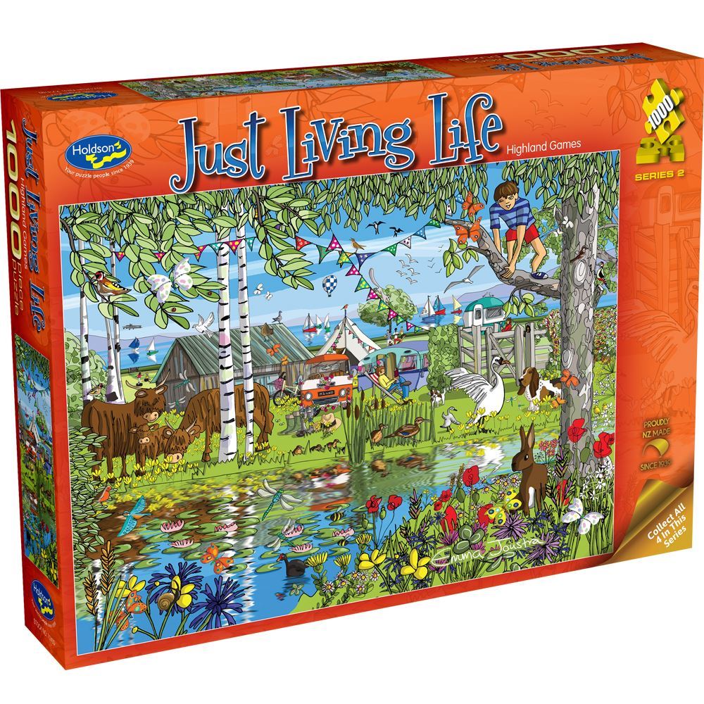 Holdson Puzzle - Just Living Life S2, 1000pc (Highland Games)