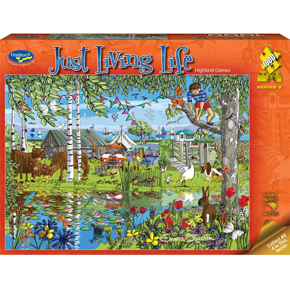 Holdson Puzzle - Just Living Life S2, 1000pc (Highland Games)