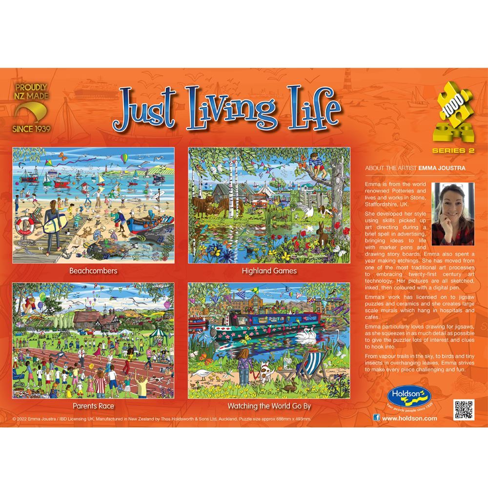 Holdson Puzzle - Just Living Life S2, 1000pc (Parents Race)