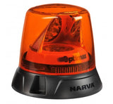 NARVA - OPTIMAX LED ROTATING BEACON AMBER FLANGE BASE