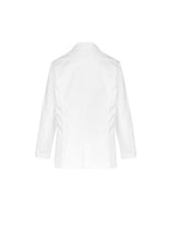 Womens Hope Cropped Lab Coat - White (XS)