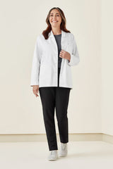 Womens Hope Cropped Lab Coat - White (XS)