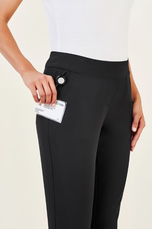 Womens Jane 3/4 Length Stretch Pant - Black (Size 26)