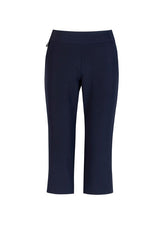 Womens Jane 3/4 Length Stretch Pant - Navy (Size 16)