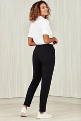 Womens Comfort Waist Slim Leg Pant - Black (Size 20)