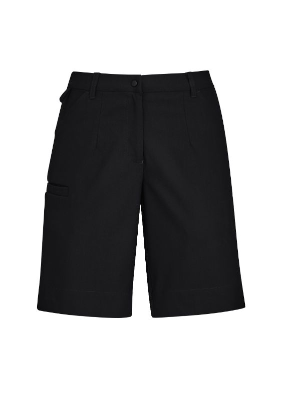 Womens Cargo Short - Black (Size 4)
