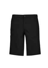 Mens Comfort Waist Cargo Short - Black (Size 77)