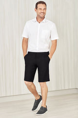 Mens Comfort Waist Cargo Short - Black (Size 77)