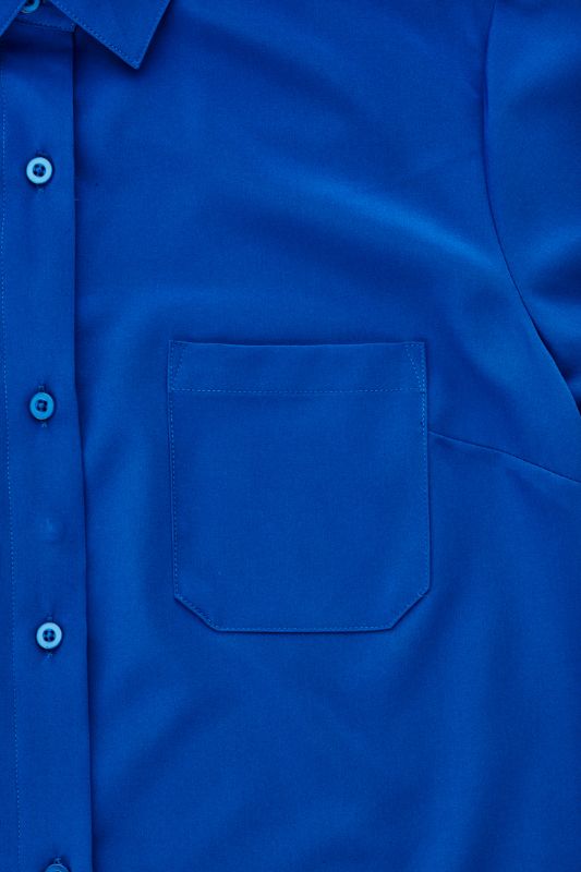 Womens Florence Plain S/S Shirt - Electric Blue (Size 4)