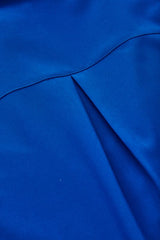 Womens Florence Plain S/S Shirt - Electric Blue (Size 4)