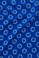 Womens Florence Daisy Print S/S Shirt - Electric Blue (Size 12)