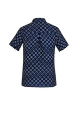 Womens Florence Daisy Print S/S Shirt - Navy (Size 8)