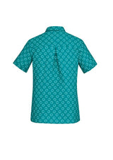 Womens Florence Daisy Print S/S Shirt - Teal (Size 20)