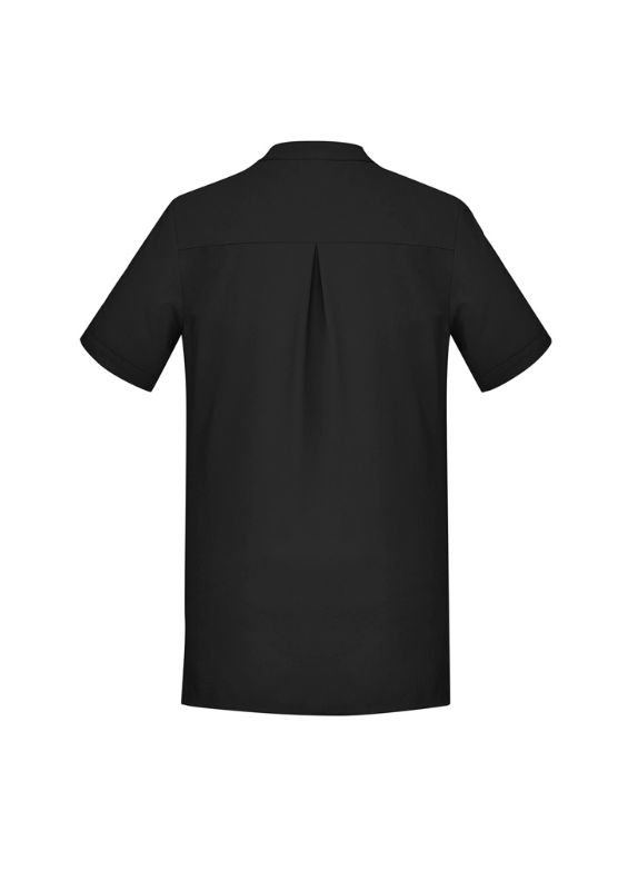 Womens Florence Plain S/S Tunic - Black (Size 22)