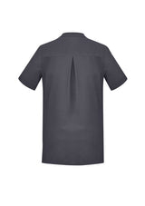 Womens Florence Plain S/S Tunic - Charcoal (Size 16)