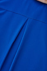 Womens Florence Plain S/S Tunic - Electric Blue (Size 20)