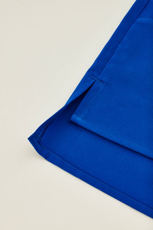 Womens Florence Plain S/S Tunic - Electric Blue (Size 26)