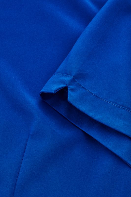 Womens Florence Plain S/S Tunic - Electric Blue (Size 24)