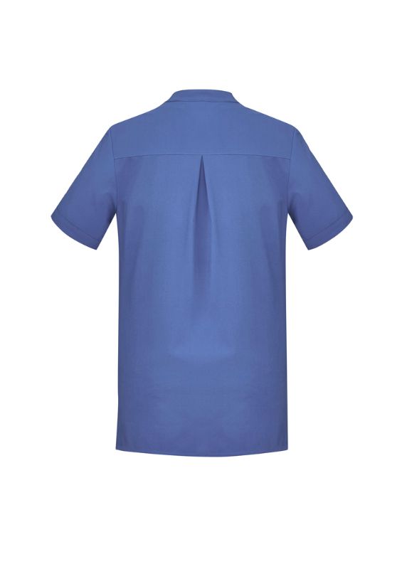 Womens Florence Plain S/S Tunic - Mid Blue (Size 18)