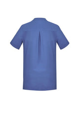 Womens Florence Plain S/S Tunic - Mid Blue (Size 18)