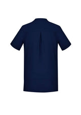 Womens Florence Plain S/S Tunic - Navy (Size 10)