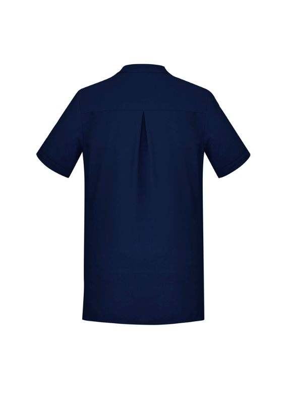Womens Florence Plain S/S Tunic - Navy (Size 20)