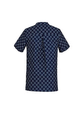 Womens Florence Daisy Print S/S Tunic - Navy (Size 18)