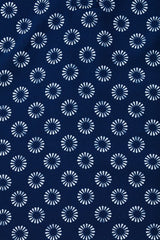 Womens Florence Daisy Print S/S Tunic - Navy (Size 20)