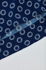 Womens Florence Daisy Print S/S Tunic - Navy (Size 6)