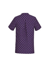 Womens Florence Daisy Print S/S Tunic - Purple (Size 16)