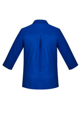 Womens Florence Plain 3/4 Sleeve Shirt - Electric Blue (Size 6)