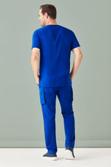 Mens Avery Straight Leg Scrub Pant - Electric Blue (XS)