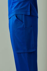 Mens Avery Straight Leg Scrub Pant - Electric Blue (Small)