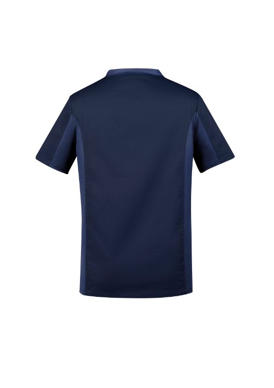 Mens Riley V-Neck Scrub Top - Midnight Navy (5XL)