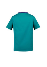 Mens Riley V-Neck Scrub Top - Teal (XL)  - Teal - XL