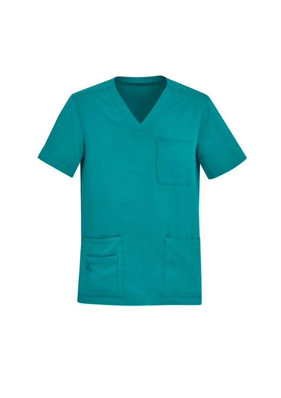 Mens Avery V-Neck Scrub Top - Teal (5XL)