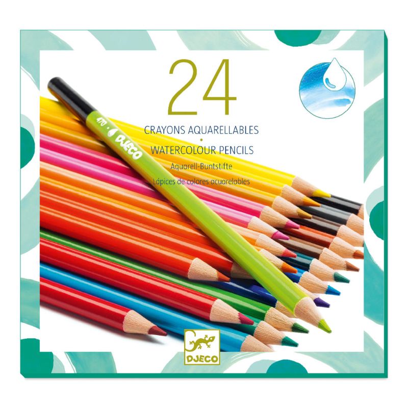 24 Watercolour Pencils (3 Packs)